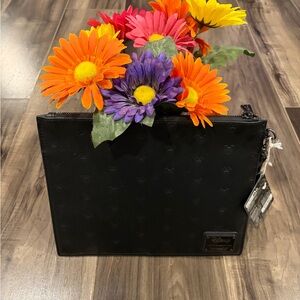 Loungefly Black Disney Embossed Clutch